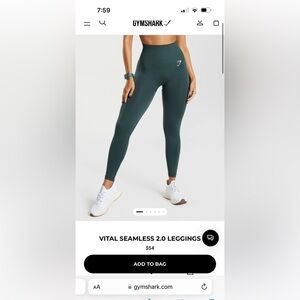 Gymshark Vital Seamless 2.0 Leggings. New never worn.
